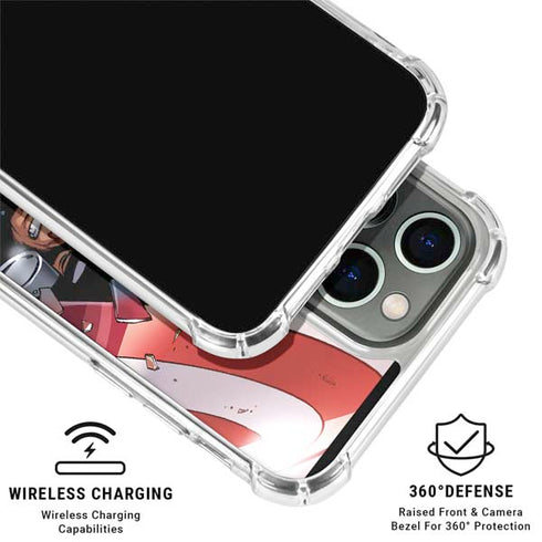 Marvel Captain America Epic Shield Break iPhone 16 Pro Clear Case