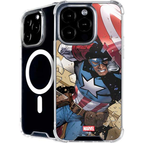 Marvel Captain America Epic Shield Break iPhone 16 Pro Max MagSafe Case