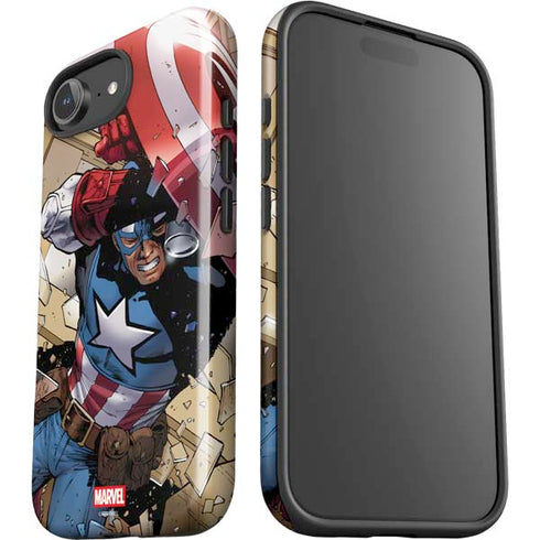 Marvel Captain America Epic Shield Break iPhone 16e Impact Case