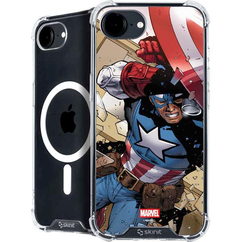 Marvel Captain America Epic Shield Break iPhone 16e MagSafe Case