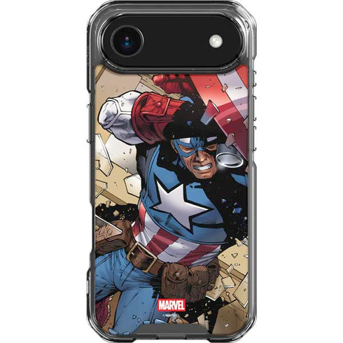 Marvel Captain America Epic Shield Break iPhone 17 Air Clear Case