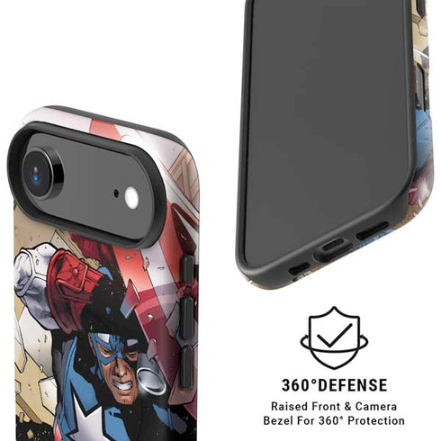 Marvel Captain America Epic Shield Break iPhone 17 Air Magsafe Impact Case