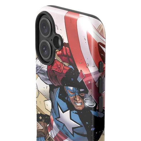 Marvel Captain America Epic Shield Break iPhone 17 Impact Case