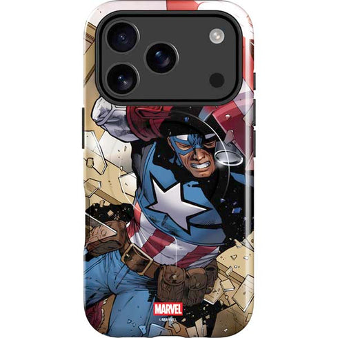 Marvel Captain America Epic Shield Break iPhone 17 Pro Magsafe Impact Case