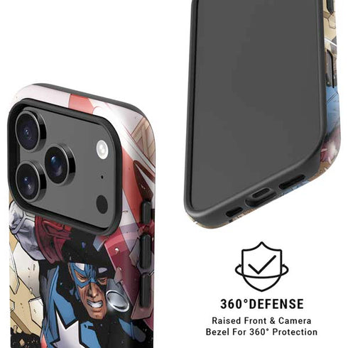 Marvel Captain America Epic Shield Break iPhone 17 Pro Magsafe Impact Case