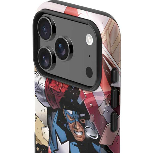 Marvel Captain America Epic Shield Break iPhone 17 Pro Max Impact Case