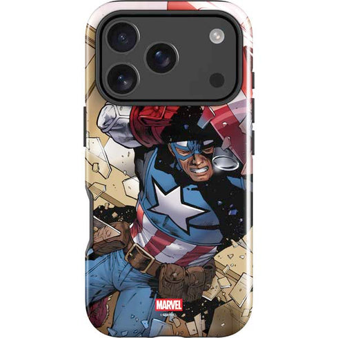 Marvel Captain America Epic Shield Break iPhone 18 Pro Impact Case