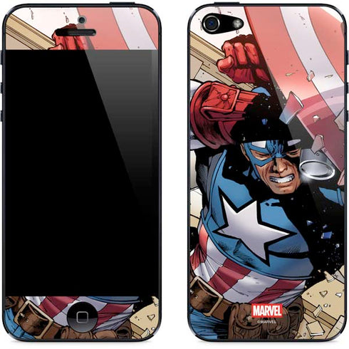 Marvel Captain America Epic Shield Break iPhone 5/5s/5SE Skin