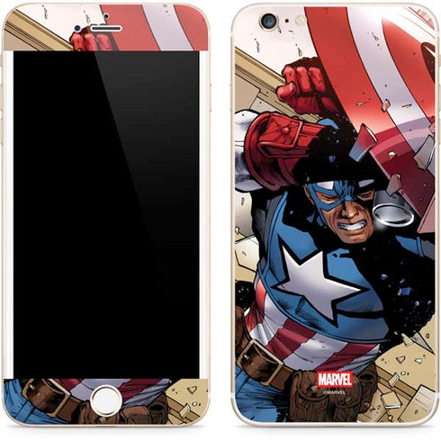 Marvel Captain America Epic Shield Break iPhone 6/6s Plus Skin