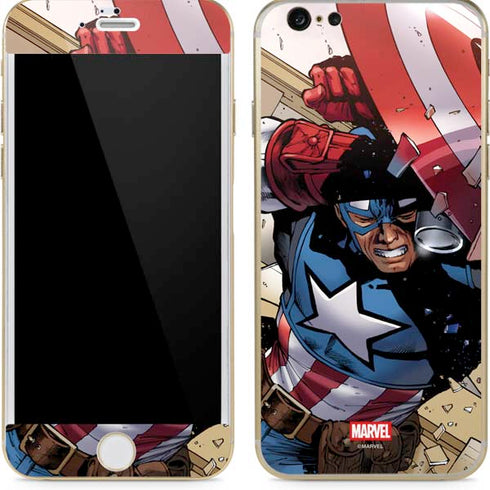 Marvel Captain America Epic Shield Break iPhone 6/6s Skin
