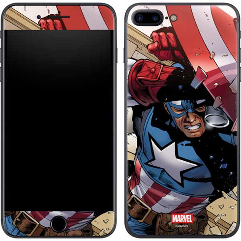 Marvel Captain America Epic Shield Break iPhone 7 Plus Skin