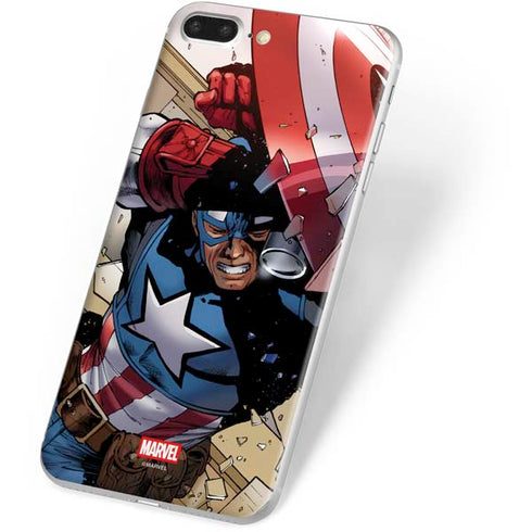 Marvel Captain America Epic Shield Break iPhone 7 Plus Skin