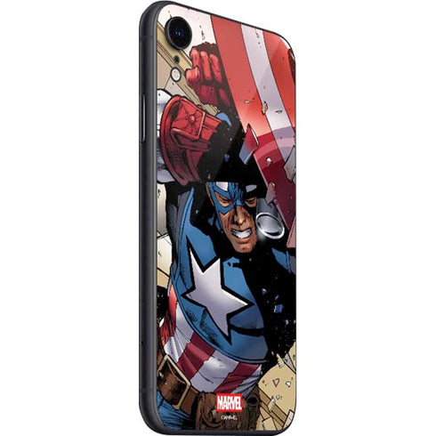 Marvel Captain America Epic Shield Break iPhone SE (2nd & 3rd Gen) Skin