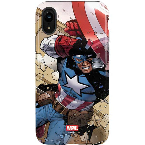 Marvel Captain America Epic Shield Break iPhone XR Pro Case