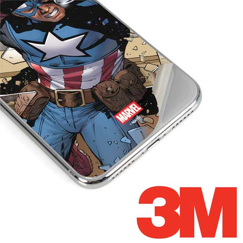 Marvel Captain America Epic Shield Break iPhone XS Skin