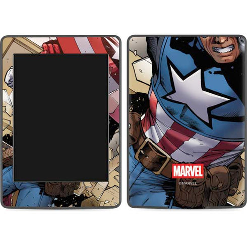 Marvel Captain America Epic Shield Break Amazon Kindle Skin