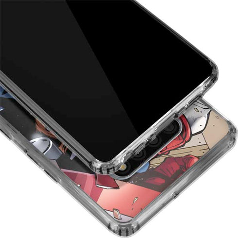 Marvel Captain America Epic Shield Break LG Stylo 6 Clear Case