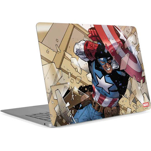 Marvel Captain America Epic Shield Break Apple MacBook Air Skin