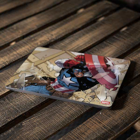 Marvel Captain America Epic Shield Break Apple MacBook Air Skin