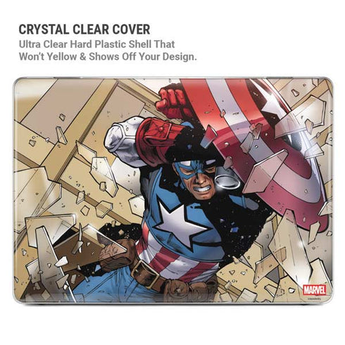 Marvel Captain America Epic Shield Break MacBook Pro 14in (2021-24) Case plus Skin