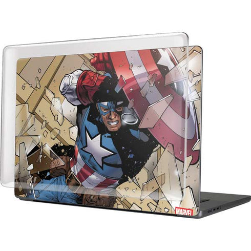 Marvel Captain America Epic Shield Break MacBook Cases