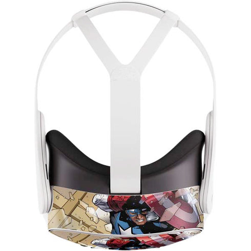 Marvel Captain America Epic Shield Break Meta Quest 3S Skin