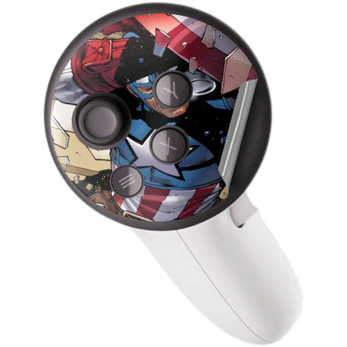 Marvel Captain America Epic Shield Break Meta Quest 3S Skin