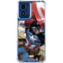 Marvel Captain America Epic Shield Break Moto G Play 4G (2024) Clear Case