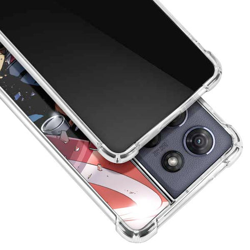 Marvel Captain America Epic Shield Break Moto G Power 5G (2025) Clear Case