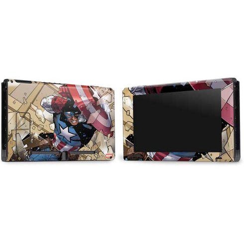 Marvel Captain America Epic Shield Break Nintendo Switch Bundle Skin