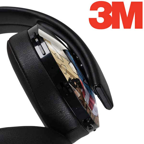 Marvel Captain America Epic Shield Break PlayStation 4 Gold Wireless Headset Skin