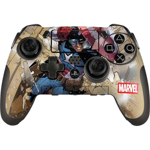 Marvel Captain America Epic Shield Break PlayStation Scuf Vantage 2 Controller Skin