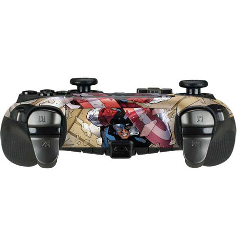 Marvel Captain America Epic Shield Break PlayStation Scuf Vantage 2 Controller Skin