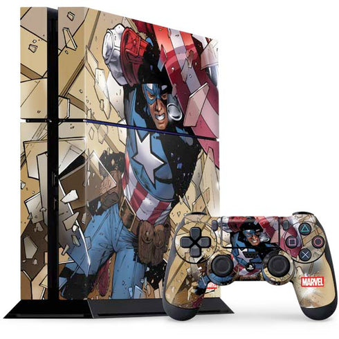 Marvel Captain America Epic Shield Break PlayStation PS4 Skins