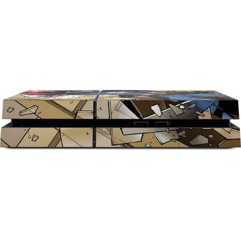 Marvel Captain America Epic Shield Break PS4 Console Skin