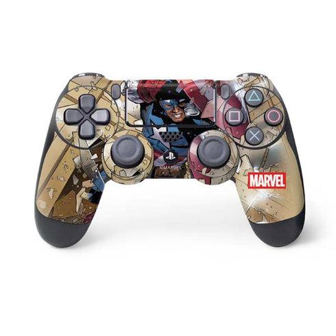 Marvel Captain America Epic Shield Break PS4 Controller Skin