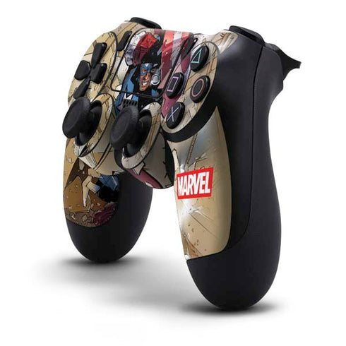Marvel Captain America Epic Shield Break PS4 Controller Skin