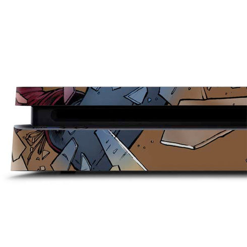 Marvel Captain America Epic Shield Break PS4 Slim Skin