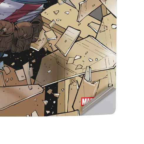 Marvel Captain America Epic Shield Break PS5 Digital Edition Console Skin