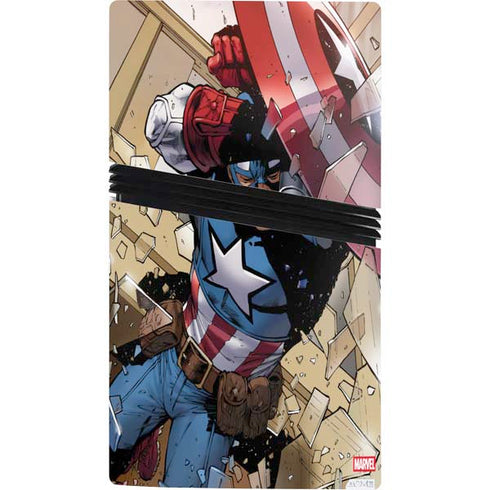 Marvel Captain America Epic Shield Break PS5 Pro Bundle Skin