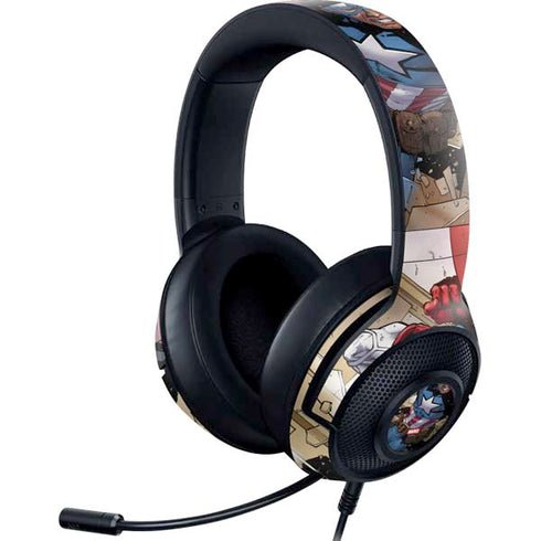 Marvel Captain America Epic Shield Break Razer Kraken X Skin