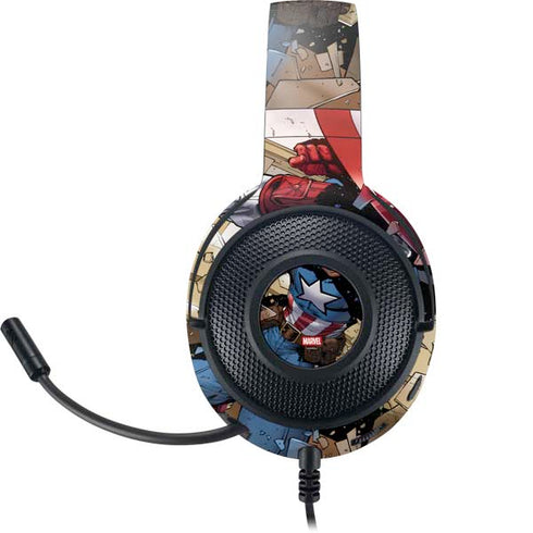 Marvel Captain America Epic Shield Break Razer Kraken X Skin