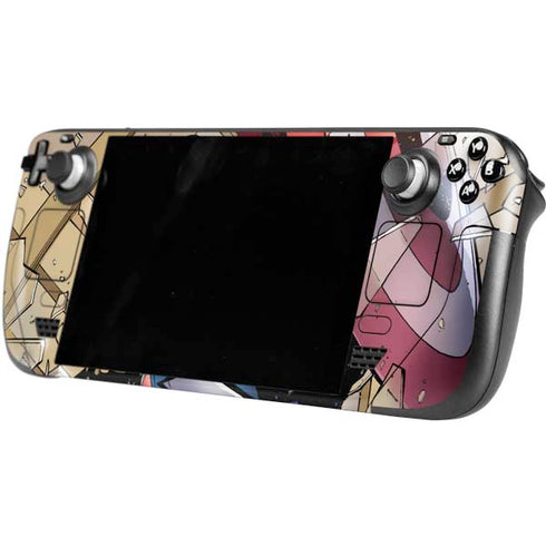 Marvel Captain America Epic Shield Break Steam Deck Handheld Gaming Computer Skin