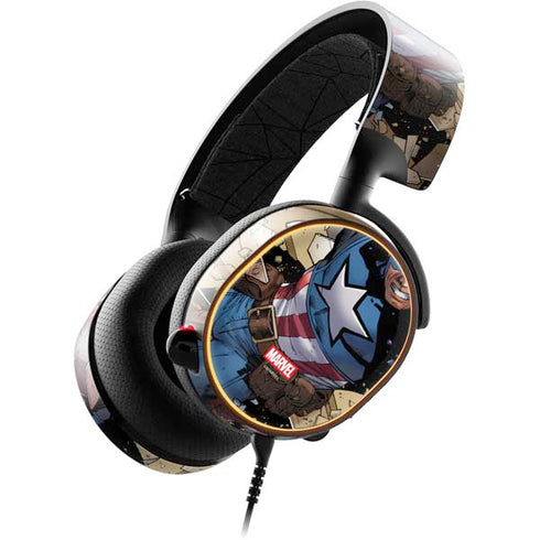 Marvel Captain America Epic Shield Break SteelSeries Arctis 5 Skin