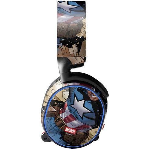 Marvel Captain America Epic Shield Break SteelSeries Arctis 5 Skin