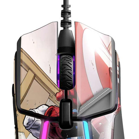 Marvel Captain America Epic Shield Break SteelSeries Rival 600 Gaming Mouse Skin