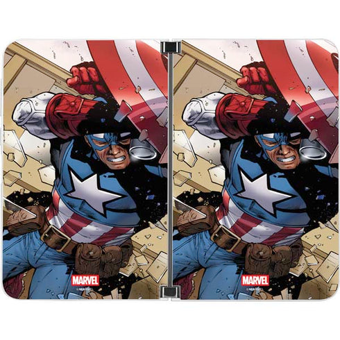 Marvel Captain America Epic Shield Break Surface Duo Skin