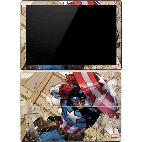Marvel Captain America Epic Shield Break Surface Pro 4 Skin