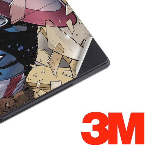 Marvel Captain America Epic Shield Break Surface Pro 7 Skin