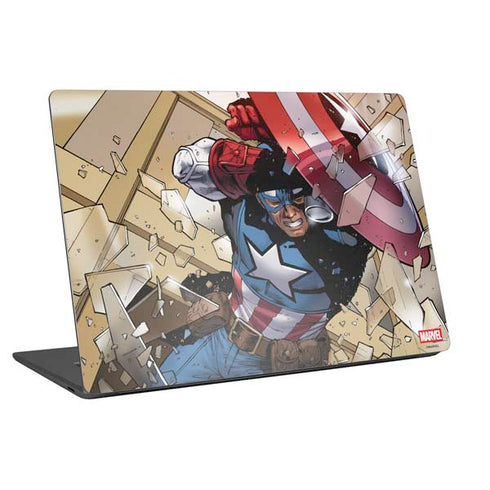 Marvel Captain America Epic Shield Break Universal Laptop 13in (10.6 x 7.6in) Skin